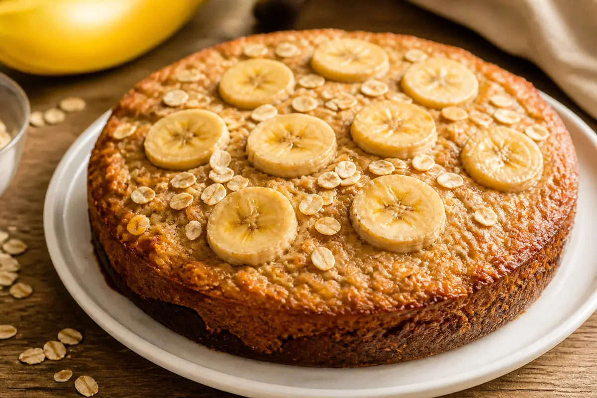 Gâteau moelleux aux flocons d’avoine léger et healthy : Recette IG bas