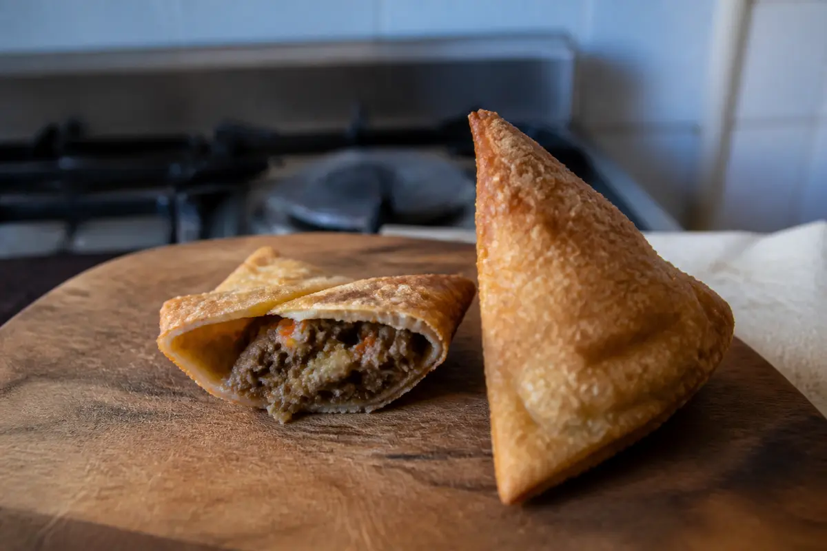 Samoussa bœuf : recette facile au curry et légumes